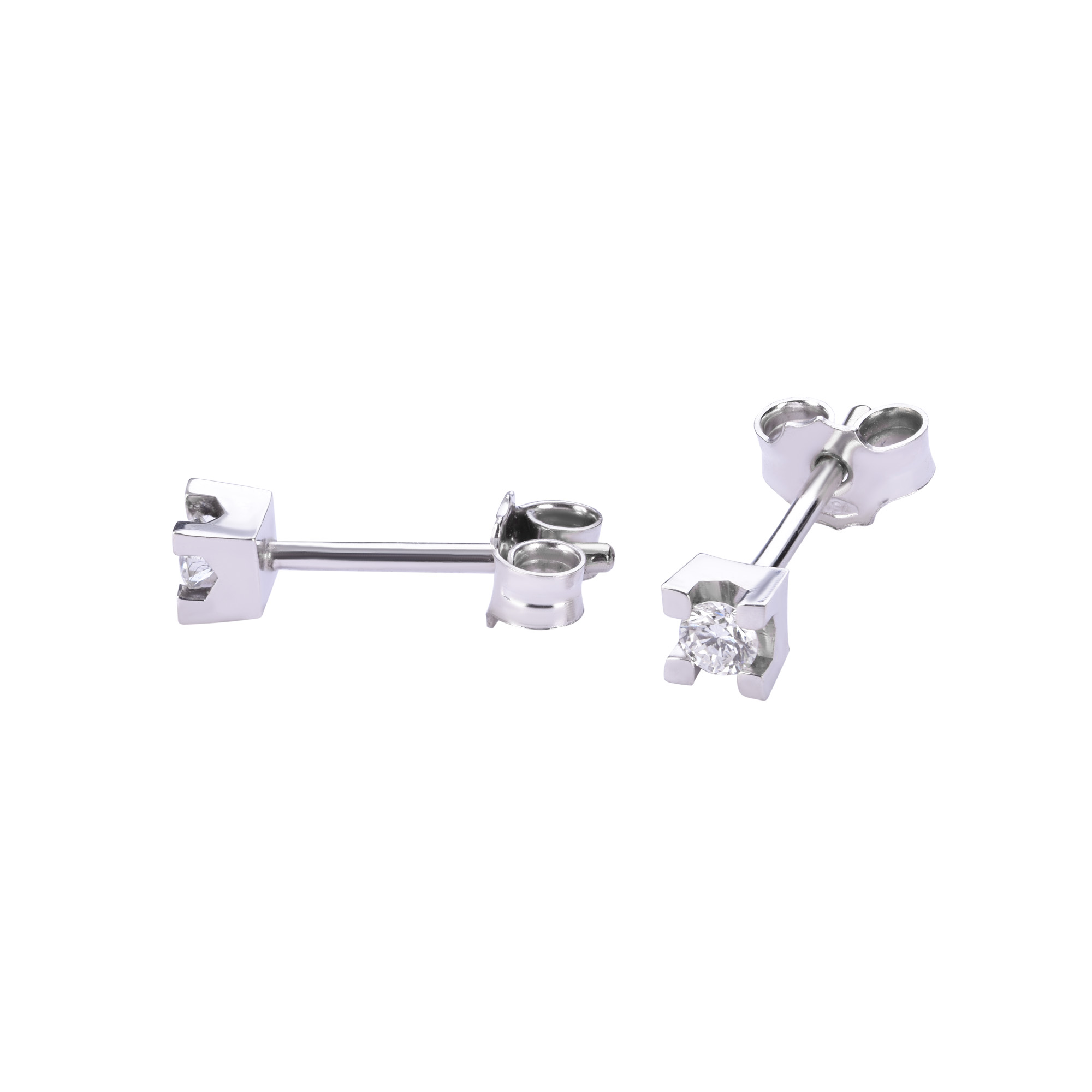 GI-O012 orecchini oro diamanti punto luce gioilleria palermo giambertone artigiano orafo