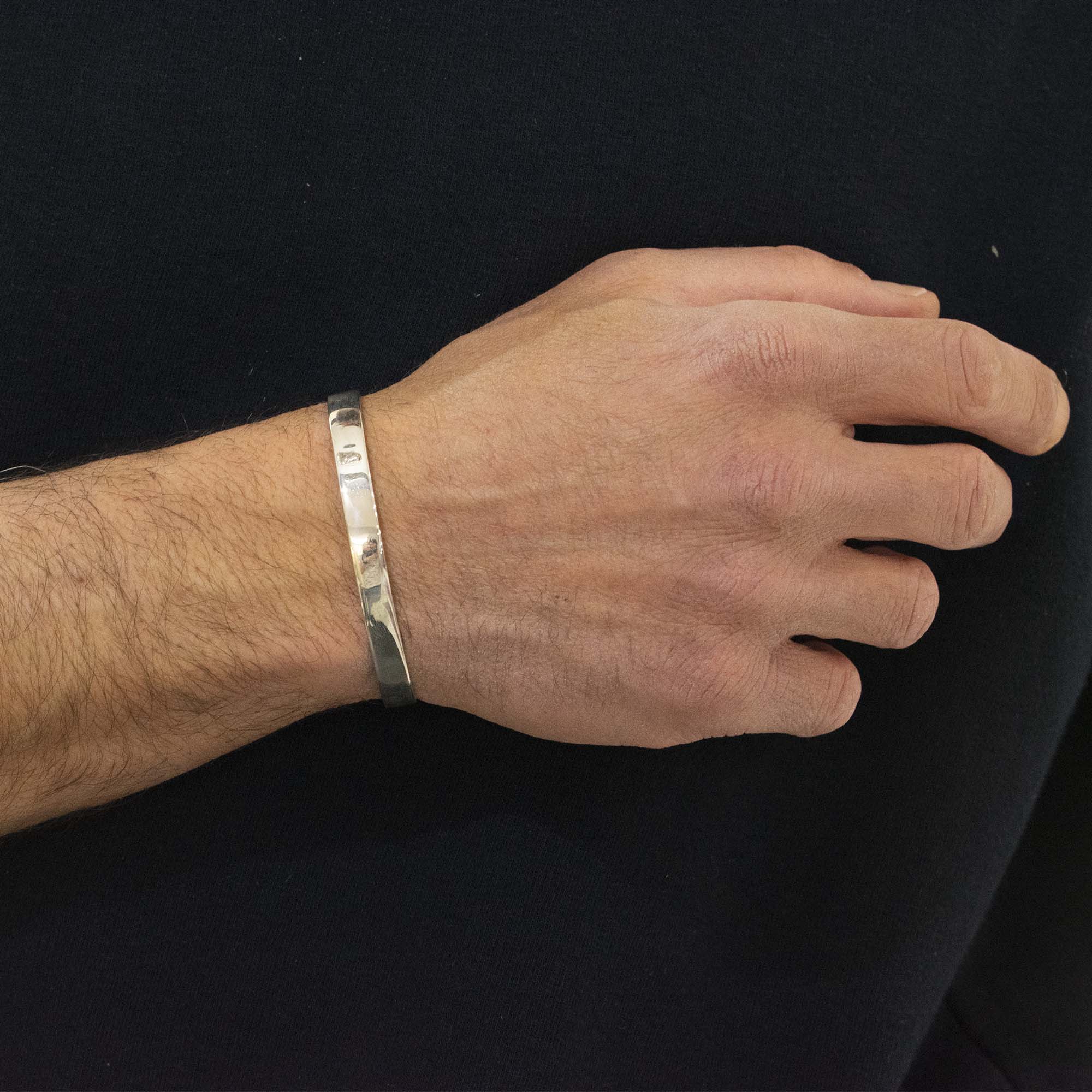 Bracciale Satinato Nero Con Numeri Romani | Disponibile! | Fort Tempus - 6