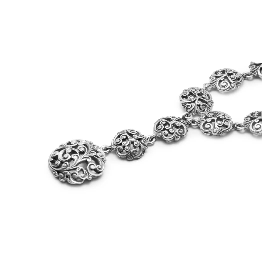 AR-C 025 collana argento 925 artigianale barocco artigianale giambertone artigiano orafo