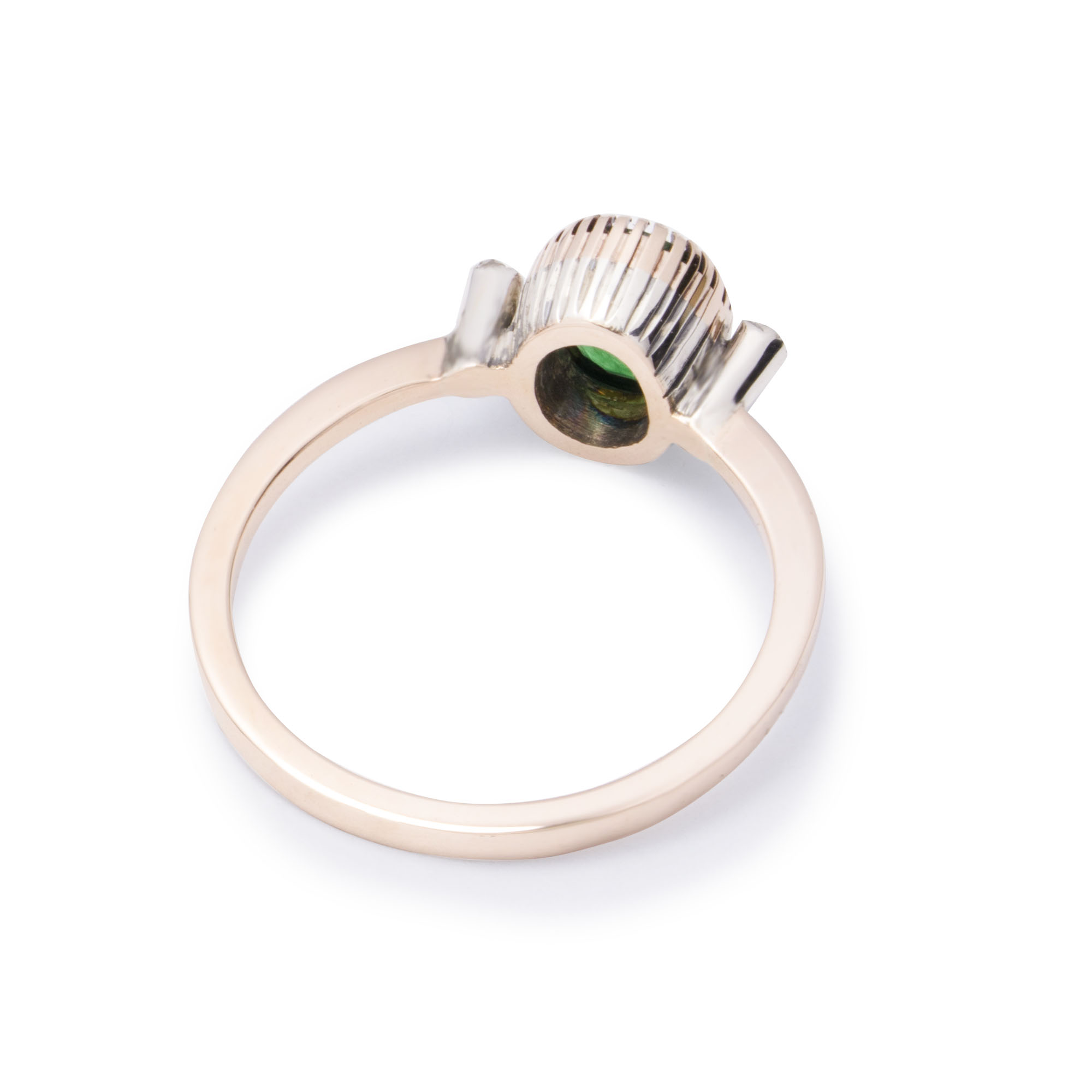 SA-A 060 anello oro argento diamanti smeraldo gioielli palermo giambertone artigiano orafo