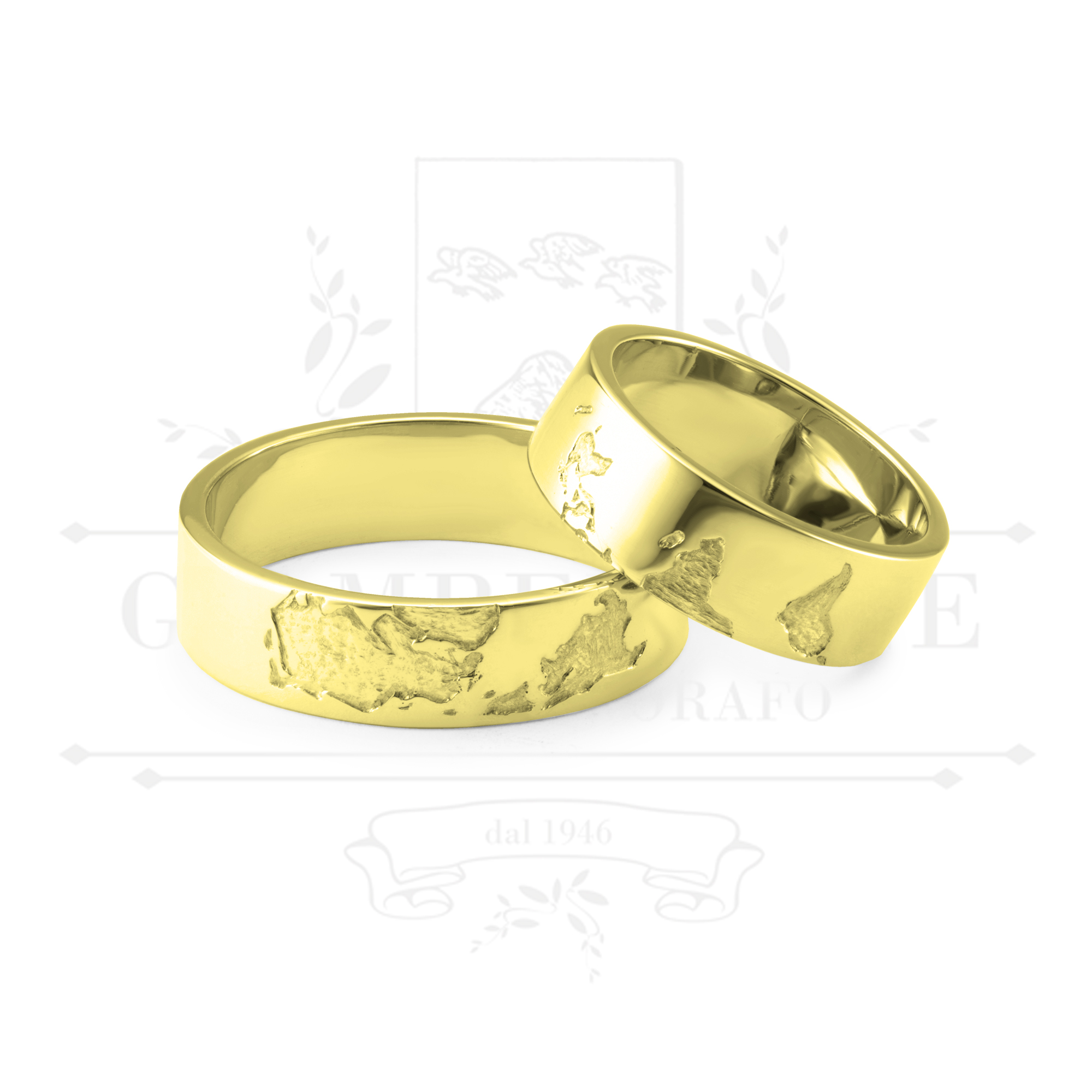 F-A 002 FEDI anello anniversario 25 50 oro bianco fascia mondo orafo palermo Giambertone artigiano orafo (3)