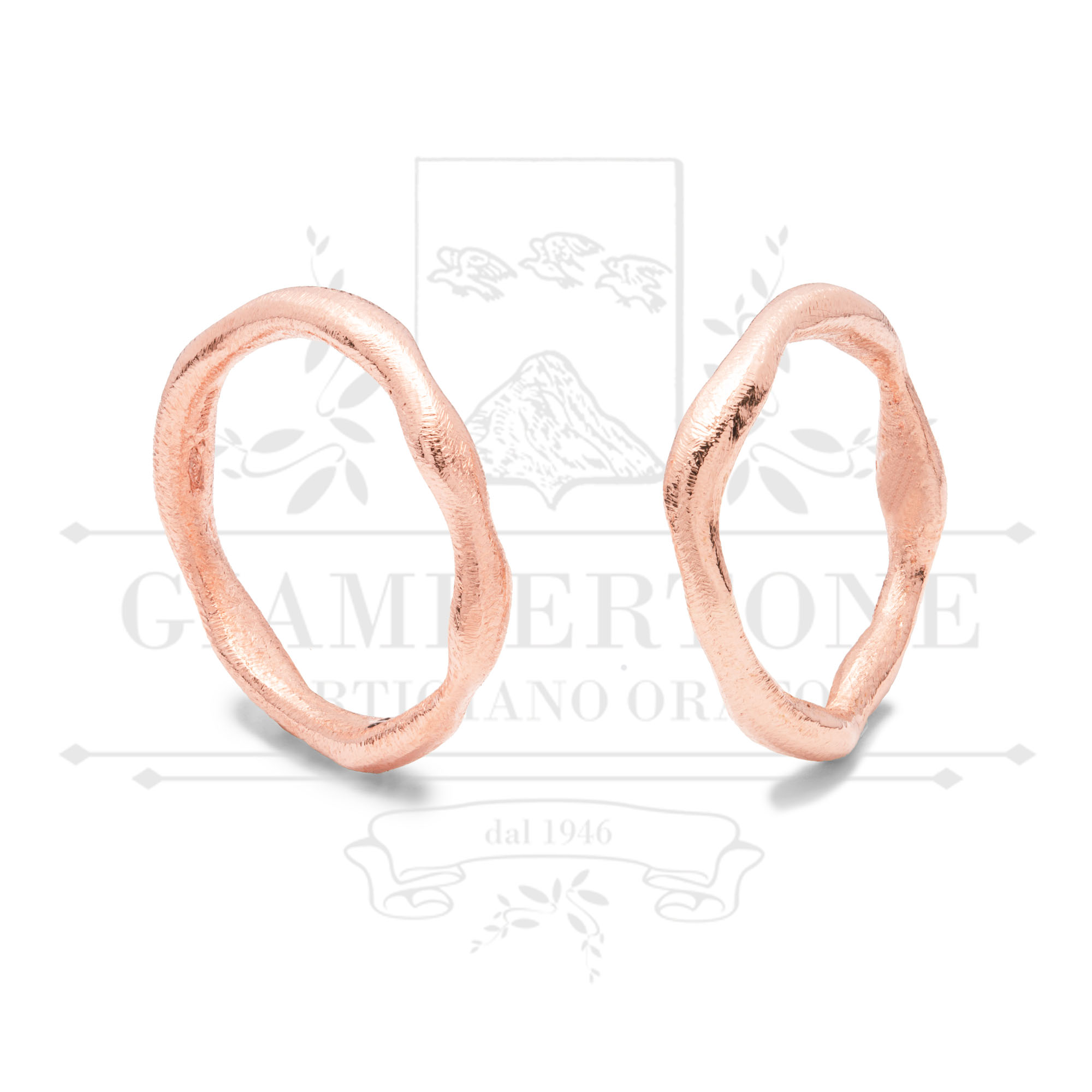 F-A 007 fedi organiche oro rosa artigianali palermo giambertone artigiano orafo