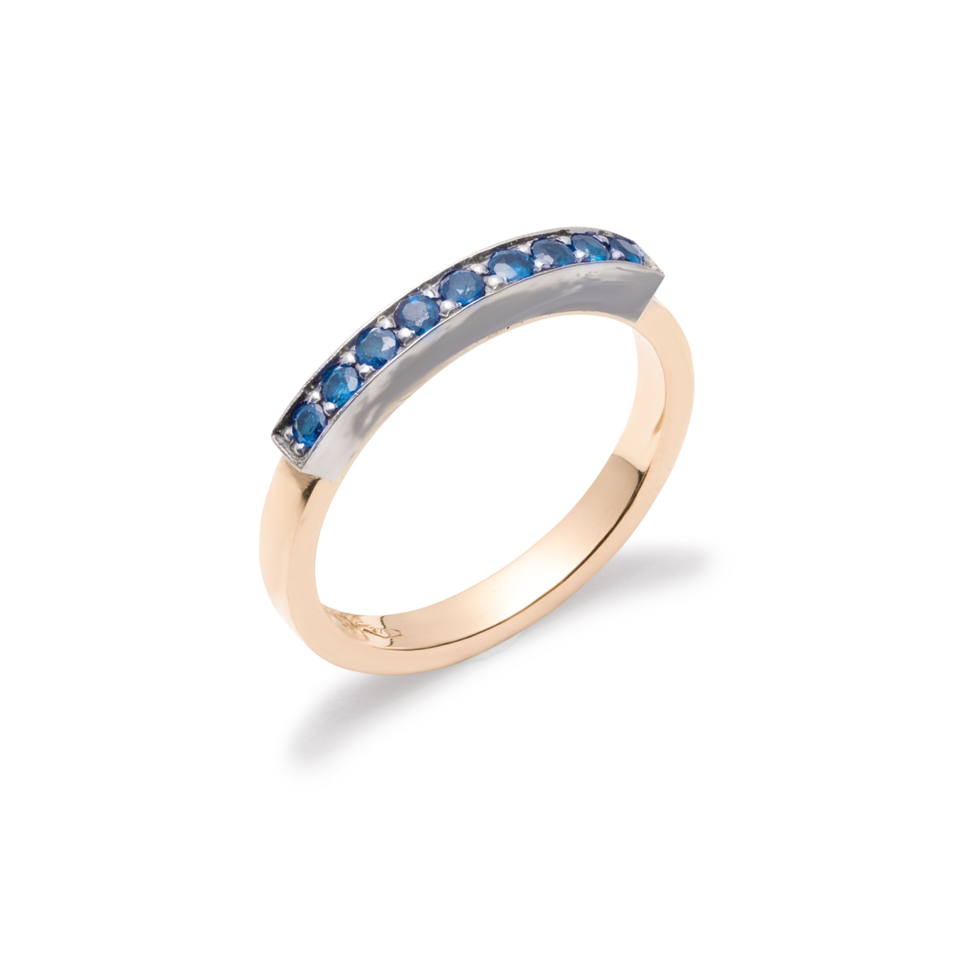 SA-A 075 anello riviera oro zaffiri argento gioielli palermo giambertone artigiano orafo